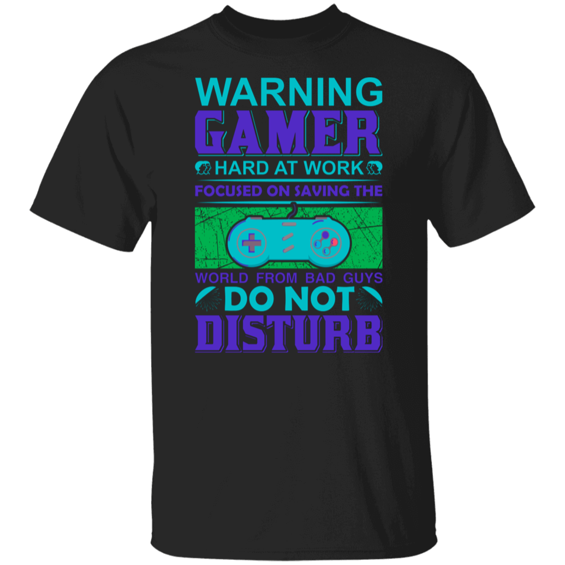 Warning Gamer at Work