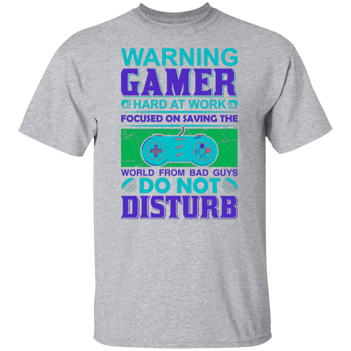 Warning Gamer at Work