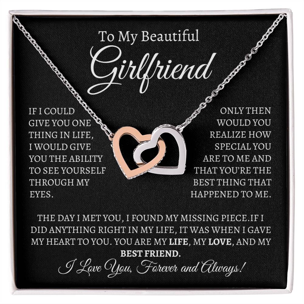 To my Girlfriend, my missing piece
