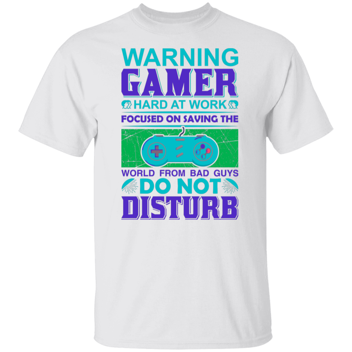 Warning Gamer at Work